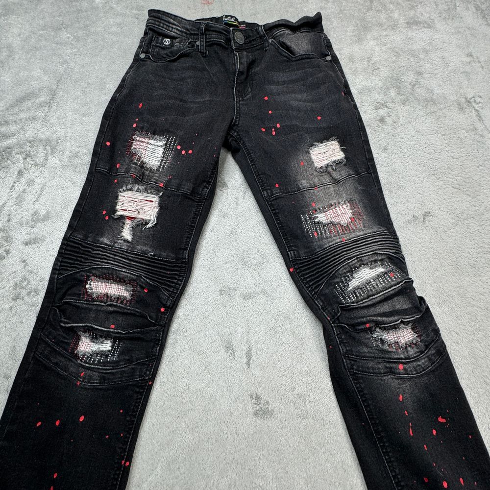 Switch‎ Remarkable Jeans Women's Black Size 16 Distressed